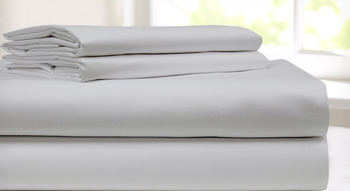 600 THREAD COUNT EGYPTIAN COTTON SHEET SET white
